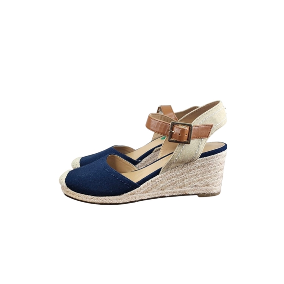 Tommy Hilfiger Shoes - Tommy Hilfiger Nilsa Classic Close Toe Wedge Sandal Size 7.5